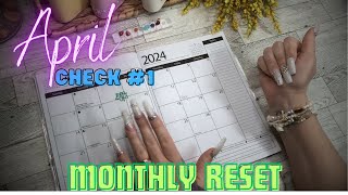 April Check 1  April Reset  Low Income Biweekly Budget [upl. by Migeon]