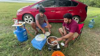 Mix Rice with Devilled Chicken Outdoor Cooking  Story 131 [upl. by Einegue]