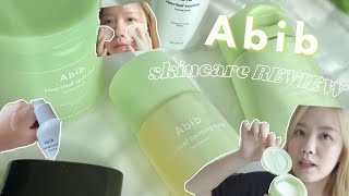 ABIB Skincare Review🍀✨  Abib Heartleaf Line  Cleanser Spot pad Quick sunstick Honest Review [upl. by Schlicher310]