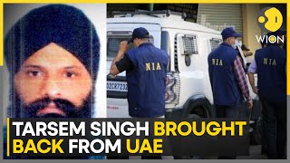 NIA arrests wanted Khalistani terrorist Tarsem Singh after extradition from Abu Dhabi  WION [upl. by Rramel]