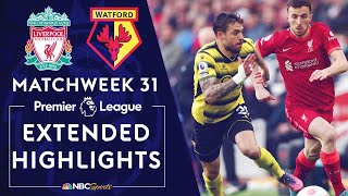 Liverpool v Watford  PREMIER LEAGUE HIGHLIGHTS  422022  NBC Sports [upl. by Vivien]