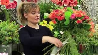 Tuto  Composer un bouquet rond de roses [upl. by Norvan236]