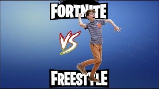 Fortnite vs Freestyle Dances [upl. by Ifar99]