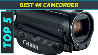 Top 5 Best 4K Camcorder in 2024 [upl. by Rhodie]