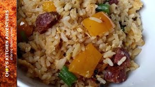 Egg Fried Rice with Chorizo  Yummy amp Easy to Make [upl. by Aurea104]