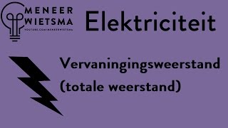 Basis Elektriciteit  Stroom Spanning en Weerstand [upl. by Zoltai]