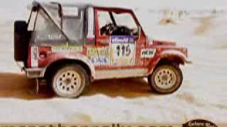 El Chott Sahara Rallye 2003  Teamreport Newbees Suzuki Samurai [upl. by Ahsatan]