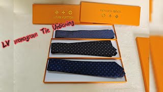 Louis vuitton classic tie close look [upl. by Nnylecyoj]