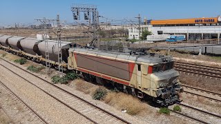 ONCF E1351 assure un train de phosphates vers Roches Noires merci pour les salutations [upl. by Rogerson850]