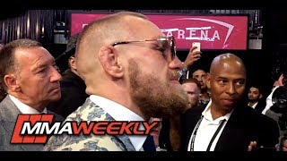 Conor McGregor on Nate Diaz Being in Floyds Locker Room [upl. by Fidela473]