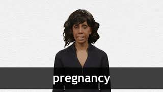 How to pronounce PREGNANCY in American English [upl. by Oeflein]