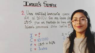 TASA DE INTERÉS SIMPLE  aprende con ejercicios súper sencillos [upl. by Flodnar]