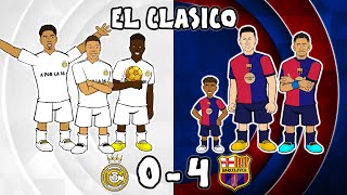 04🔥 Real Madrid vs FC Barcelona El Clasico 2024 Goals Highlights [upl. by Ahsha]