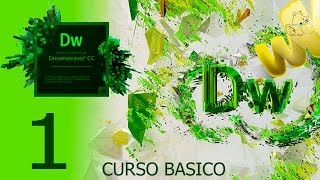 Dreamweaver CC Tutorial descarga e inicio Curso Básico Español Capitulo 1 [upl. by Animas776]