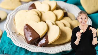 Buttery Meltinyourmouth Shortbread Cookies [upl. by Gradeigh]