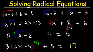 Solving Radical Equations With Square Roots Cube Roots Two Radicals Fractions Rational Exponents [upl. by Yrennalf]