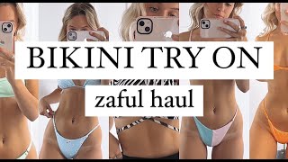 HUGE ZAFUL BIKINI TRY ON HAUL [upl. by Ynos]