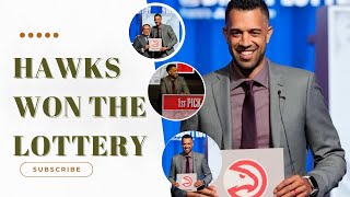 Unbelievable Atlanta Hawks Defy Odds to Win 2024 NBA Draft Lottery [upl. by Eliott]