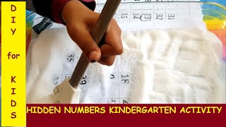 Make Your Own Hidden Numbers Kindergarten Activity an Occupational Therapy Exercise [upl. by Nnylhsa]