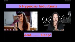 6 Hypnosis Inductions online With Kaz Riley [upl. by Ennasirk2]