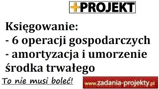 Księgowanie 6 op amortyzacja i umorzenie środka trwałego  typowe operacje klasyczne [upl. by Geneva220]