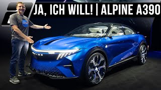 2025 Alpine A390 Beta  3 Motoren 600PS und extremes Design  ERSTEINDRUCK [upl. by Berkie]