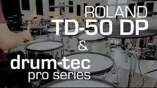 Roland TD50 DP digital upgrade package amp drumtec pro series electronic drums [upl. by Nathanoj981]