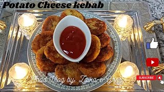 Potato Cheese Kebab I Aloo ke Kebab I Tasty Potato Starter I Aloo Cheese Tikki [upl. by Lahsram]