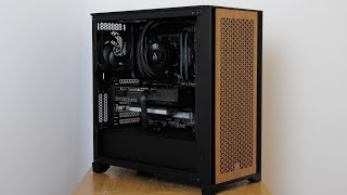 Corsair 4000D Airflow Teak Front Panel Case  Custom Video amp Photo Editing Workstation PC [upl. by Obau]