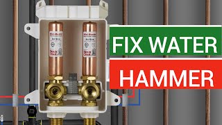 STOP Water Hammer  Save Your Plumbing [upl. by Rabah]