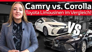 Toyota Camry oder Corolla  Der Toyota Limousinen Vergleich [upl. by Dippold]