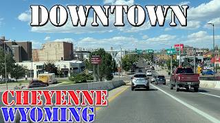 Cheyenne  Wyoming  4K Downtown Drive [upl. by Lebisor790]