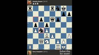 KASPAROV vs KARPOV Valencia Spain 2009 [upl. by Olinde]