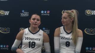 Wingate Volleyball Post Game Press Conference 1162024 [upl. by Patt]