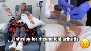 Infusion for my rheumatoid arthritis [upl. by Aihsoem]