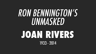 Unmasked with Ron Bennington Joan Rivers 070114 [upl. by Quarta]