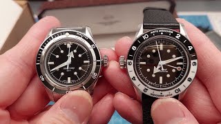 Serica 53031 and 8315 GMT Chronometre comparison and differences [upl. by Rafa]