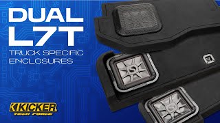 Learn All About Kicker Dual L7T TruckSpecific Enclosures [upl. by Buyers]