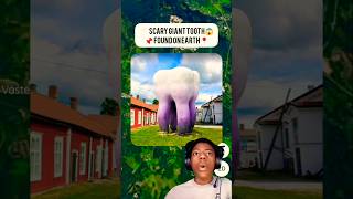 🦷😱 scary giant tooth found on Earth📌 GIO AT THE END📍shorts globetrotter1 [upl. by Alam]