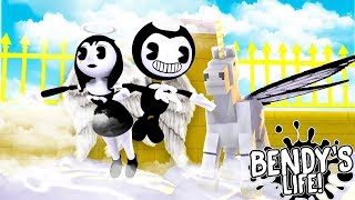 Minecraft BENDYS LIFE  BENDY AND ALICE ANGEL ARE TRAPPED IN HEAVEN [upl. by Herzog]