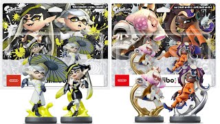 AllNew Splatoon 3 amiibo Revealed Callie and Marie amp Marina and Pearl Refresh [upl. by Alauqahs]