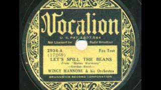 Wingy Manone Lets Spill the Beans New York 1935 [upl. by Atirhs]