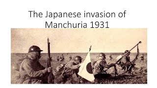 Japanese invasion of manchuria China in world war 2 [upl. by Otter]