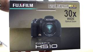 FujiFilm FinePix HS10  Unboxing [upl. by Yttap]