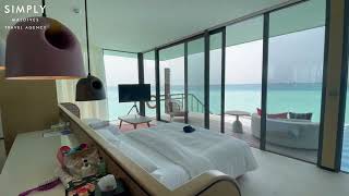 SO Maldives Resort  Lagoon Water Pool Villa Room Tour [upl. by Akli]