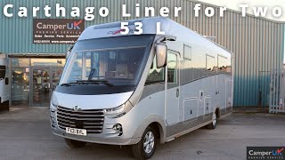 Carthago Liner for Two 53 L Motorhome For Sale at Camper UK [upl. by Valaria]