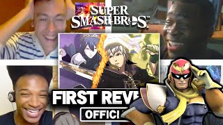 All Reactions to ROBIN amp LUCINA Reveal Trailer in SMASH BROS [upl. by Maze695]