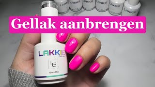 Stap voor stap gellak aanbrengen op je eigen nagels [upl. by Aiderfla]