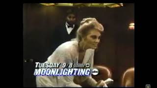 Moonlighting Promo for s02e03 quotMoney Talks Maddie Walksquot October 1985 [upl. by Heuser]