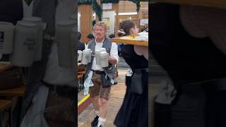 What is special with the beer in Oktoberfest  Oktoberfest in München 2024 shortvideo [upl. by Morven]